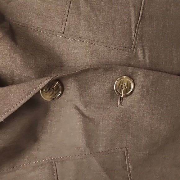 Dark Brown Ann Taylor Blazer sz 12 (large) - Picture 3 of 12